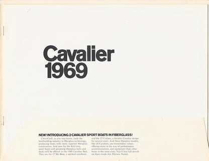Chris Craft 1969 Cavalier Folder Brochure