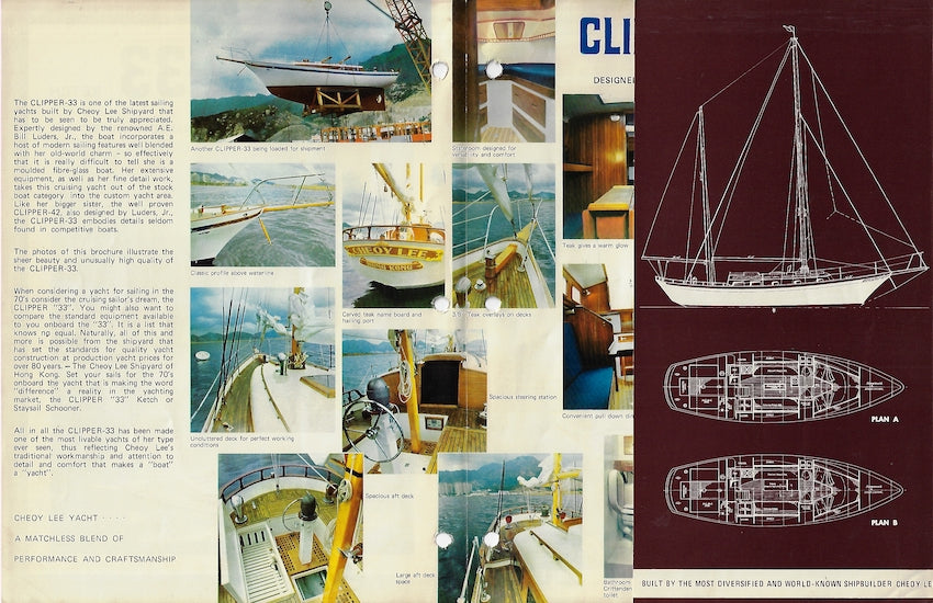Cheoy Lee 33 Clipper Brochure