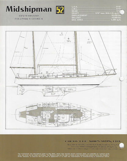 Cheoy Lee Midshipman 52 Brochure