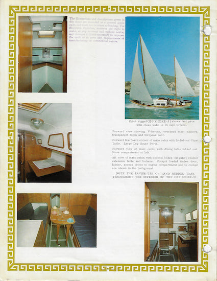 Cheoy Lee 31 Offshore Brochure