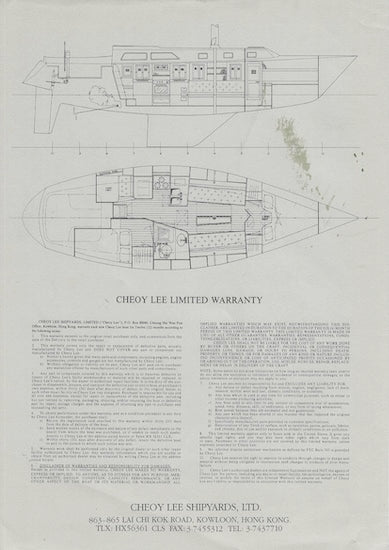 Cheoy Lee 38 Pedrick Digital Specification Brochure