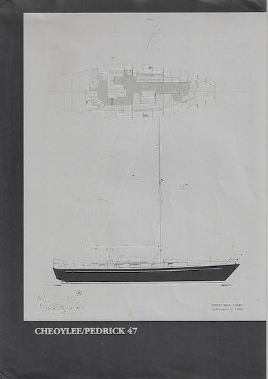 Cheoy Lee Pedrick 47 Specification Brochure