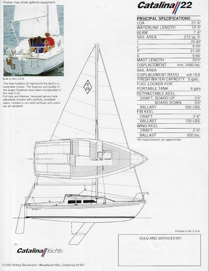Catalina 22 Brochure