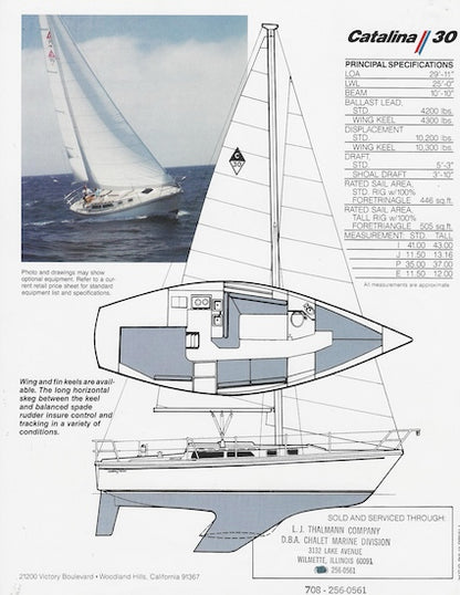 Catalina 30 Mark II Brochure