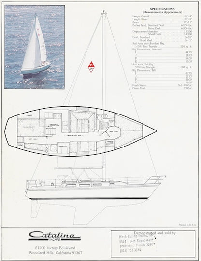 Catalina 36 Brochure
