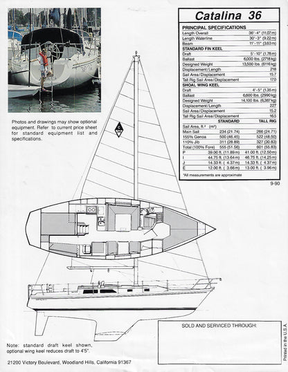 Catalina 36 Brochure
