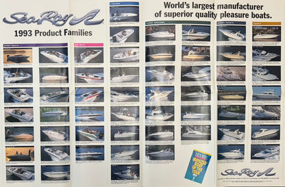 Sea Ray 1993 Poster Brochure