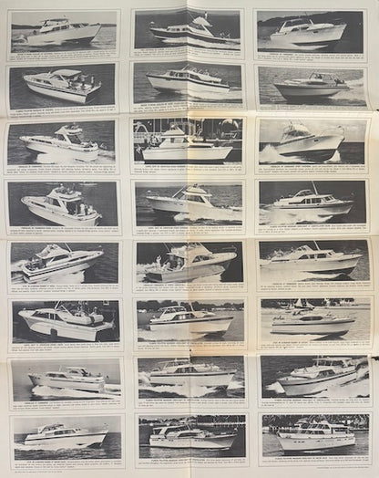 Chris Craft 1968 Poster Brochure