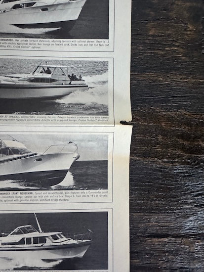 Chris Craft 1968 Poster Brochure