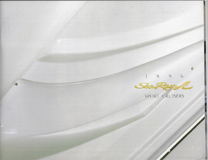 Sea Ray 1996 Sport Cruisers Brochure