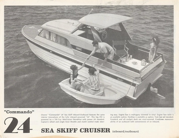Owens Commando 24 Sea Skiff Cruiser Specification Brochure