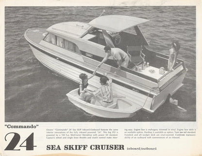 Owens Commando 24 Sea Skiff Cruiser Specification Brochure