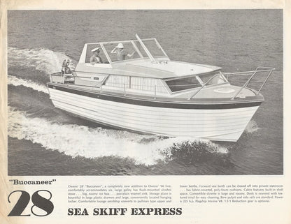 Owens Buccaneer 28 Sea Skiff Express Specification Brochure
