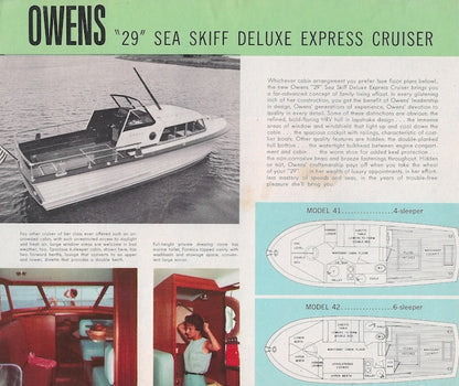 Owens 29 Sea Skiff Series Brochure