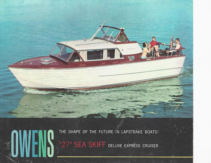 Owens 27 Sea Skiff Deluxe Express Cruiser Brochure
