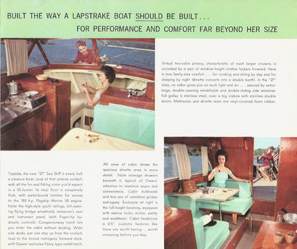Owens 27 Sea Skiff Deluxe Express Cruiser Brochure
