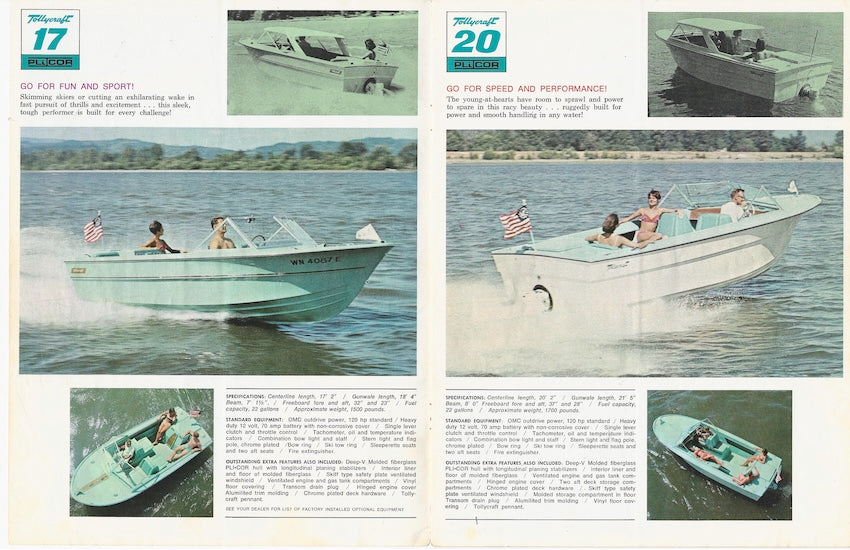 Tollycraft 1960s Brochure