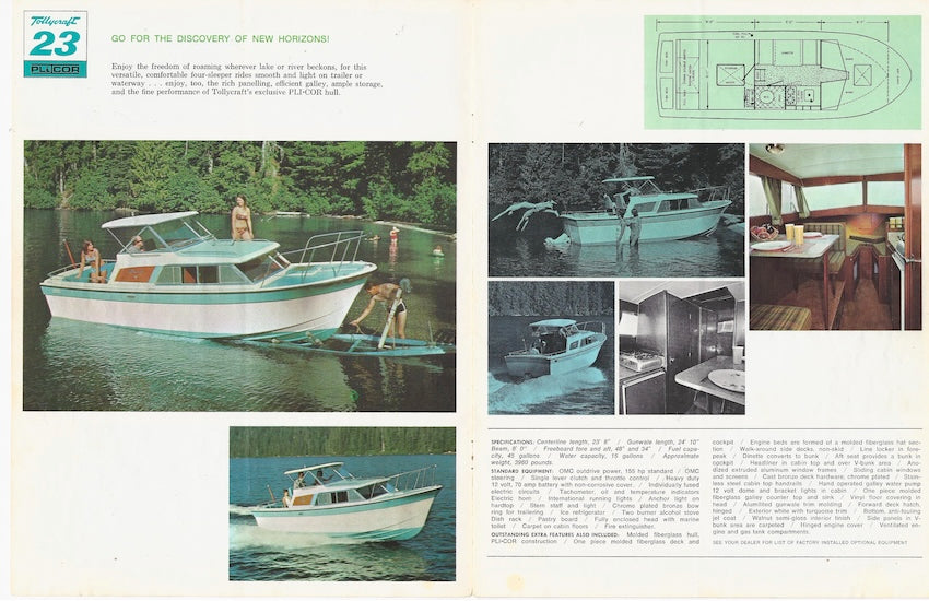 Tollycraft 1960s Brochure
