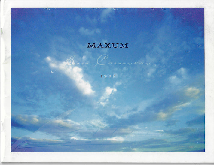 Maxum 1997 Sun Cruisers Brochure