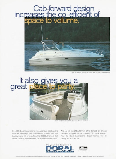 Doral 23 Boating Magazine Reprint Brochure