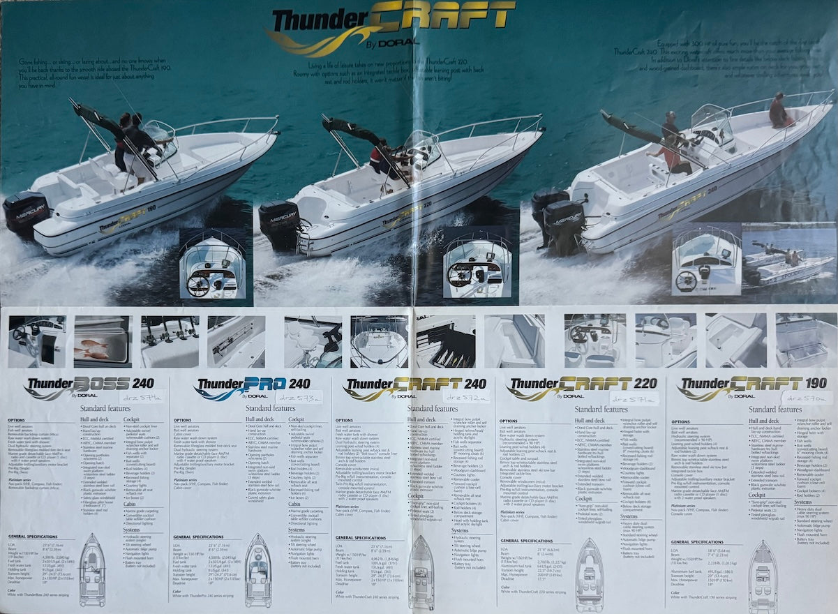Doral 2000 Thundercraft Poster Brochure