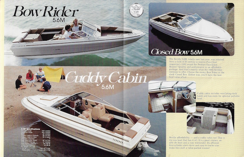 Sea Ray 1984 Seville Brochure SailInfo I