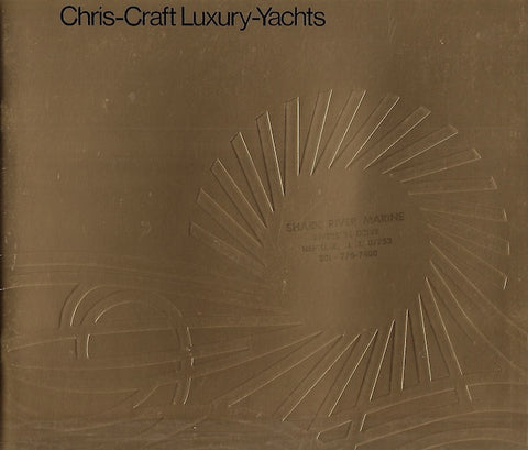 Chris Craft 1970 Luxury Yachts Brochure