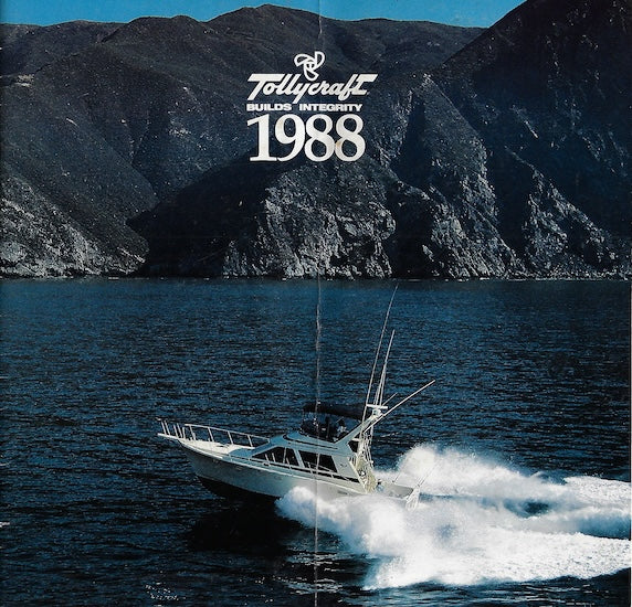 Tollycraft 1988 Oversize Brochure