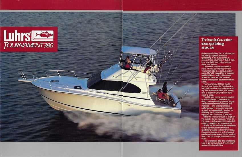 Luhrs 380 Tournament Convertible Brochure