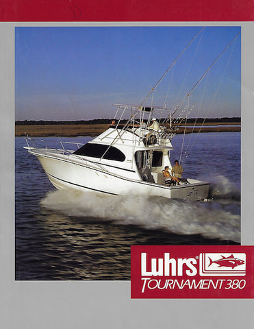 Luhrs 380 Tournament Convertible Brochure
