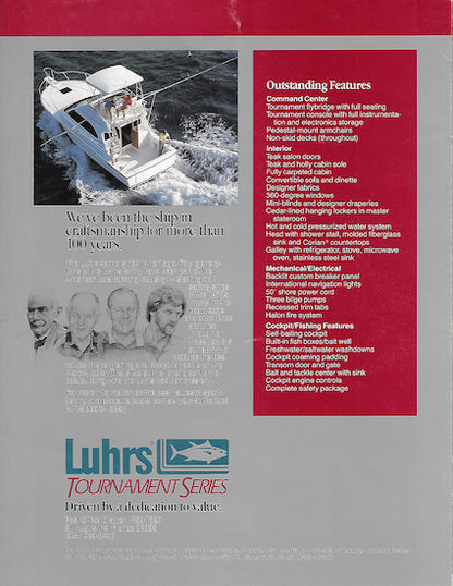Luhrs 320 Tournament Brochure