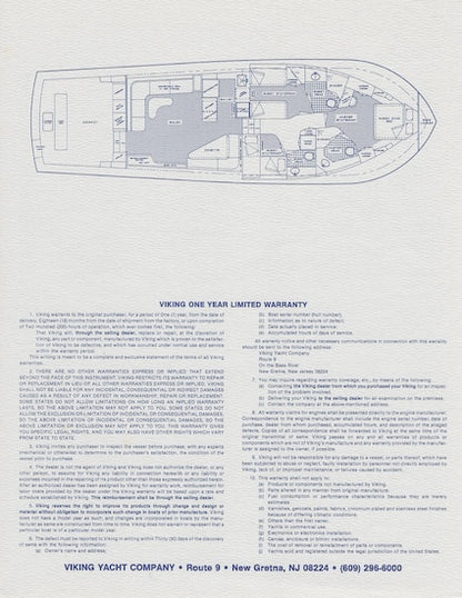 Viking 57 Convertible Specification Brochure