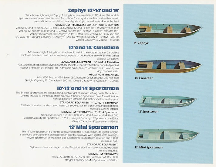 Smoker Craft 1979 Brochure