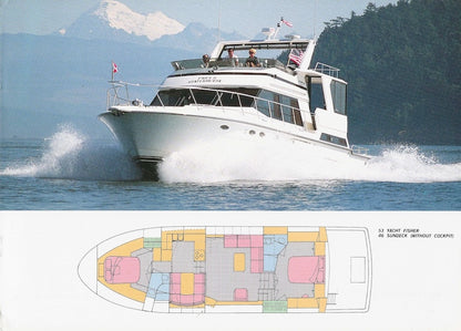 Dyna 46 Sundeck & 53 Yacht Fisher Brochure