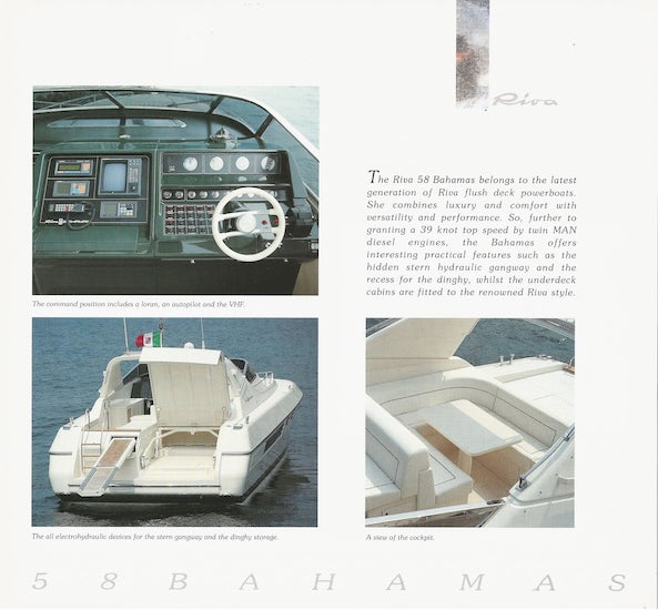 Riva Bahamas 58 Brochure