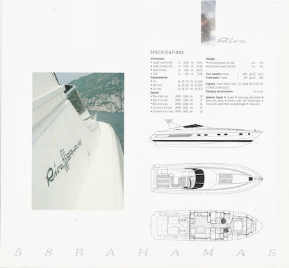 Riva Bahamas 58 Brochure