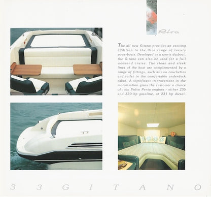 Riva Gitano 33 Brochure