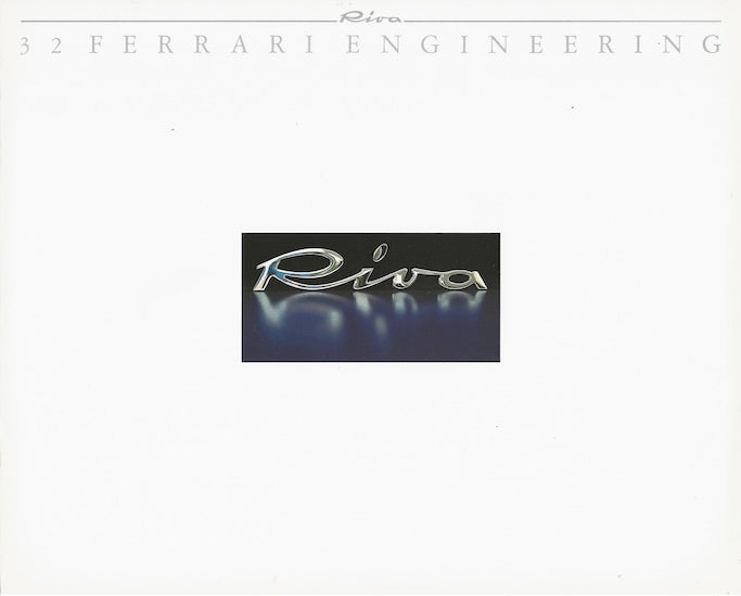 Riva Ferrari 32 Special Edition Brochure