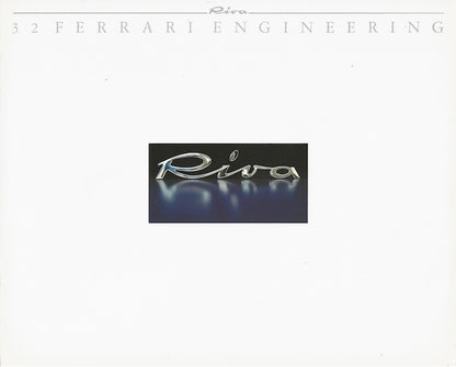 Riva Ferrari 32 Special Edition Brochure