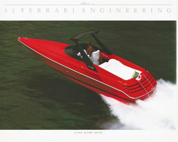 Riva Ferrari 32 Special Edition Brochure