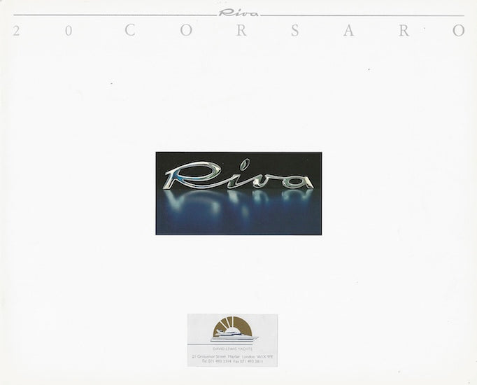 Riva Corsaro 20 Brochure