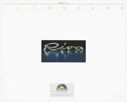 Riva Corsaro 20 Brochure
