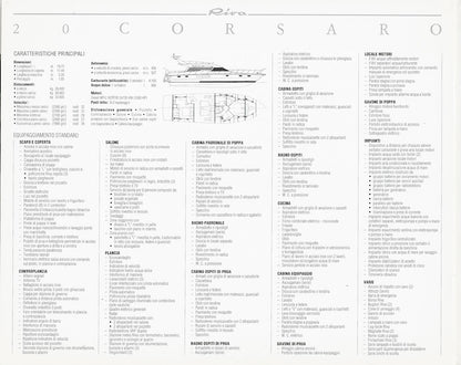 Riva Corsaro 20 Brochure