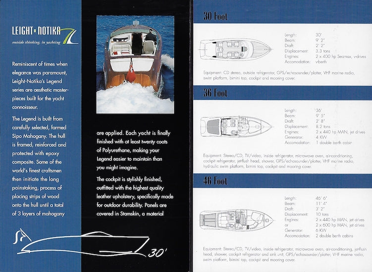 Leight Notika Legend Series Brochure