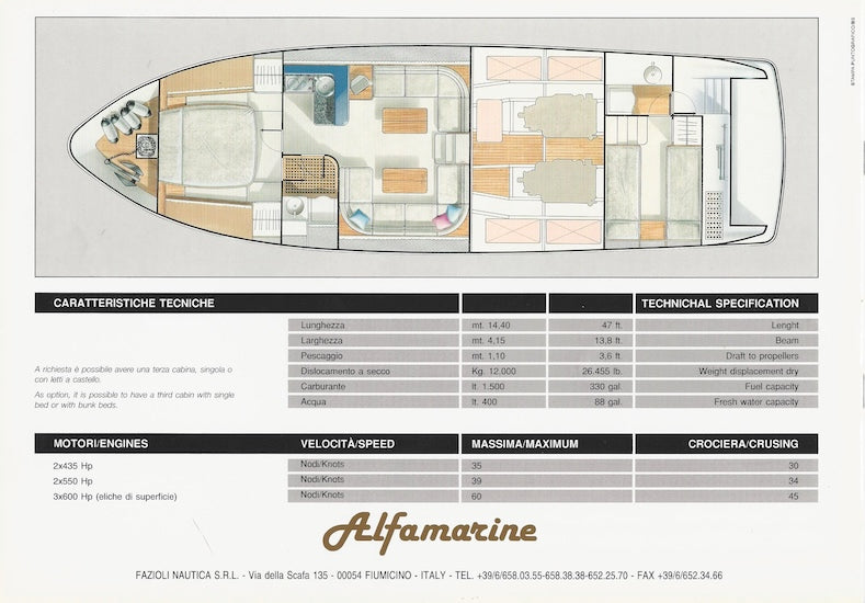 Alfamarine 43 Brochure