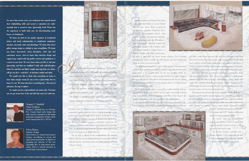 Queenship 54 Motor Yacht Brochure
