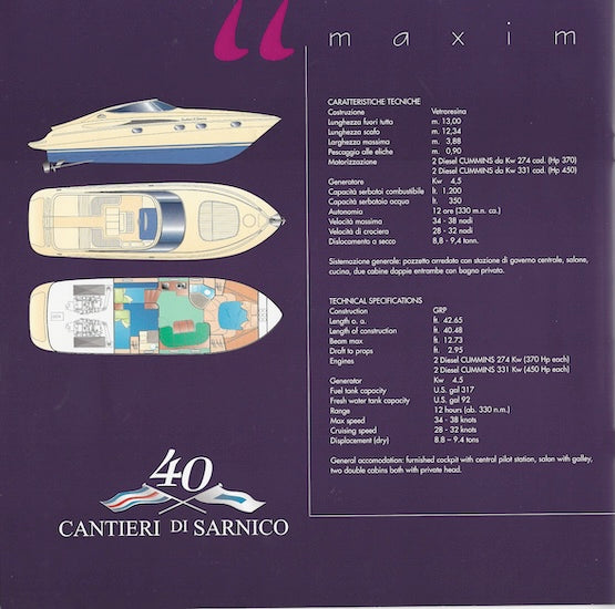 Sarnico 40 Brochure
