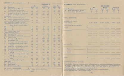 Concorde 27 Series Specification Brochure