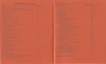 Concorde 30 Sport Fisherman Specification Brochure