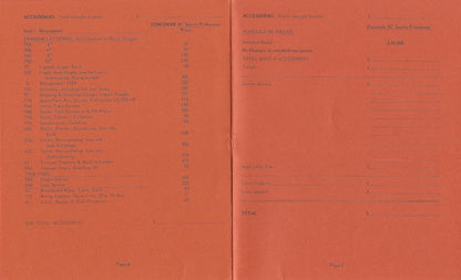 Concorde 30 Sport Fisherman Specification Brochure